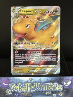 Pokemon Card Dragonite VSTAR 050/078 Pokemon GO Half Art Rare Near Mint - Image 1