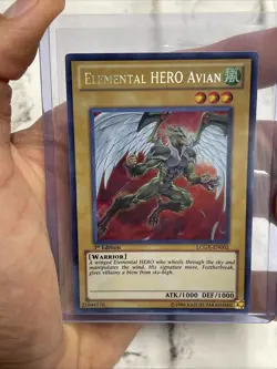 Yugioh Elemental Hero Avian LCGX-EN002 1st Edition Secret Rare NM Card Yugioh! - Image 2