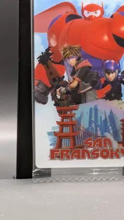 San Fransokyo Kingdom Hearts Wafer Card BANDAI Disney Japanese #005 0728 - Image 5