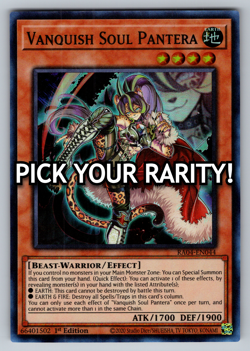 Vanquish Soul Pantera Yugioh RA04-EN044 - PICK YOUR RARITY NM - Image 1