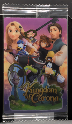 Rapunzel Kingdom Hearts Wafer Card BANDAI Disney Japanese #007 0728 - Image 1