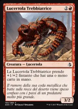 MTG Magic AKH Amonkhet - 1x ITA EX 150 C Lucertola Trebbiatrice - Image 1
