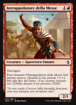 MTG Magic AKH Amonkhet - 1x ITA EX 144 C Intrappolatore della Messe Nef - Image 1
