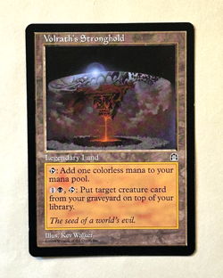 Volrath's Stronghold MTG Stronghold Lightly Played (LP) Magic the Gathering - Image 1