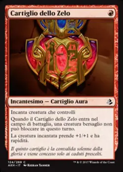 MTG Magic AKH Amonkhet - 1x ITA EX 124 C Cartiglio dello Zelo - Image 1