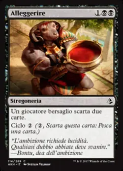 MTG Magic AKH Amonkhet - 1x ITA EX 114 C Alleggerire - Image 1