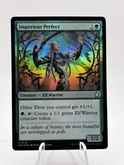 Imperious Perfect 0719 Foil Foundations FDN MTG NM - Image 1