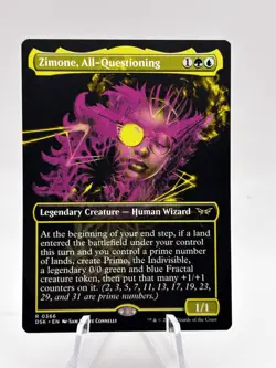 Zimone, All-Questioning 0366 Showcase Duskmourn: House of Horror DSK MTG NM - Image 1