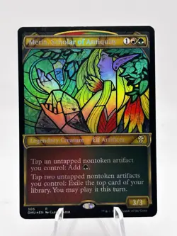 Meria, Scholar of Antiquity 305 Foil Showcase Dominaria United DMU MTG LP - Image 1