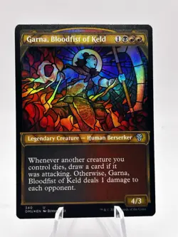 Garna, Bloodfist of Keld 340 Textured Foil Dominaria United DMU MTG NM - Image 1