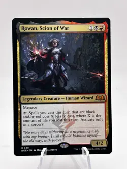 Rowan, Scion of War 0211 Wilds of Eldraine WOE MTG NM - Image 1