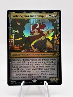 Borborygmos and Fblthp 0303 Foil Showcase March of the Machine MOM MTG NM - Image 1