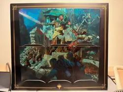 MTG - Aragorn at Helm's Deep - Full 6 Card Art Card Scene - Lord of the Rings - Image 1