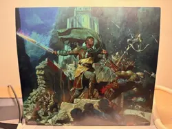 MTG - Aragorn at Helm's Deep - Full 6 Card Art Card Scene - Lord of the Rings - Image 2