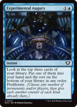 MTG Edge of Eternities Commander - Experimental Augury - Image 1