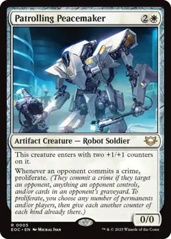 MTG Edge of Eternities Commander - Patrolling Peacemaker - Image 1