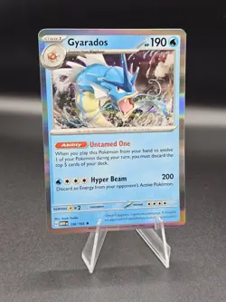 Gyarados 130/165 Rare Scarlet and Violet 151 Eng Pokemon TCG Holo NM - Image 1