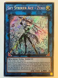 YUGIOH- Sky Striker Ace = Zero - DUAD EN049 - Secret Rare - 1st Edition - Image 1