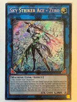 YUGIOH- Sky Striker Ace = Zero - DUAD EN049 - Secret Rare - 1st Edition - Image 2