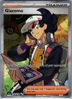 Giacomo 252/193 - Pokemon TCG SV02: Paldea Evolved - Full Art Secret Rare (NM) - Image 1