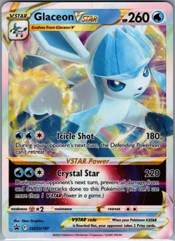 Glaceon Vstar SWSH197 - Pokemon SWSH Black Star Promos - Holo (NM) - Image 1