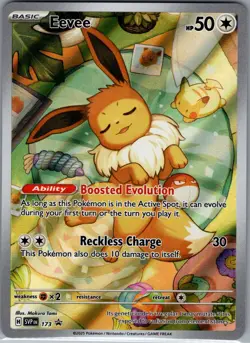 Eevee 173 - Pokemon SV: Scarlet & Violet Black Star Promo - Full Art Holo (NM) - Image 1