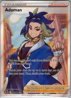 Adaman 181/189 - Pokemon TCG SWSH: Astral Radiance - Full Art Ultra Rare (NM) - Image 1