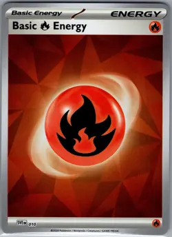 Basic Fire Energy 010 - Pokemon TCG SV07: Stellar Crown - Reverse Holo (NM) - Image 1