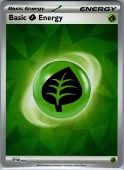 Basic Grass Energy 009 - Pokemon TCG SV07: Stellar Crown - Reverse Holo (NM) - Image 1