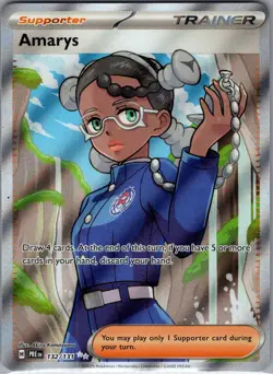Amarys 132/131 - Pokemon SV: Prismatic Evolutions - Full Art Secret Rare (NM) - Image 1