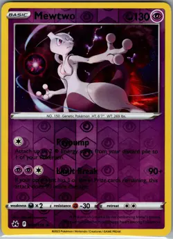 Mewtwo 059/159 - Pokemon TCG Crown Zenith - Reverse Holo (NM) - Image 1