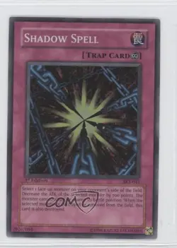 SR - Shadow Spell 1st Ed. YuGiOh Starter Deck Kaiba Evolution #SKE-041 2004 x0a - Image 1