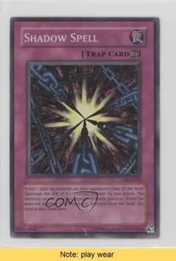 SR - Shadow Spell Unlimited YuGiOh Starter Deck Kaiba Evolution #SKE-041 0d2 - Image 1