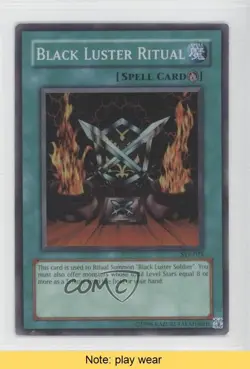Black Luster Ritual Unlimited YuGiOh Starter Deck Yugi Evolution #SYE-025 0d2 - Image 1