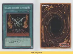 Black Luster Ritual Unlimited YuGiOh Starter Deck Yugi Evolution #SYE-025 0d2 - Image 3