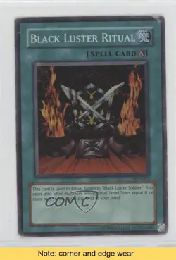 Black Luster Ritual Unlimited YuGiOh Starter Deck Yugi Evolution #SYE-025 00jz - Image 1