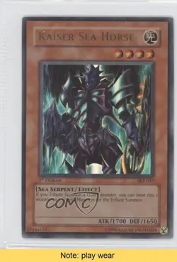UR - Kaiser Sea Horse 1st Ed. YuGiOh Starter Deck Kaiba Evolution #SKE-015 0f72 - Image 1