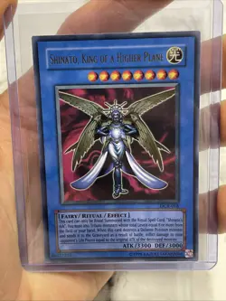 Yugioh Shinato, King of a Higher Plane DCR-016 Unlimited Ultra Rare Holo NM/MT - Image 2