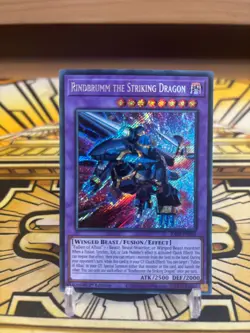 Yugioh Rindbrumm der zuschlagende Drache Secret Rare RA02-EN025 - Image 1