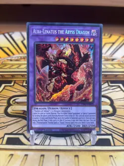 Yugioh Alba-Lenatus der Abgrunddrache DIFO-EN035 Secret Rare - Image 1