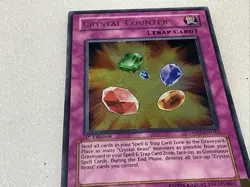 Yugioh! MP Crystal Counter - DP07-EN024 - Ultra Rare - 1st Edition LP FREE SH - Image 2