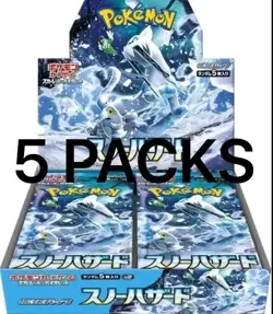 [Snow Hazard sv2p] Pokemon Card Game Booster Pack Japanese- 5 Packs Set - Image 2