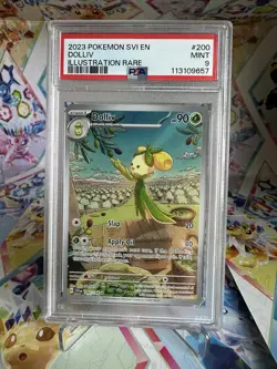 Pokemon Dolliv 200/198 Scarlet & Violet Base Illustration Rare PSA 9 MINT CARD - Image 1