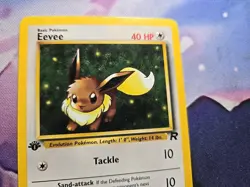 Eevee 55/82 Common Team Rocket Pokemon Card 1st Edition - Image 3