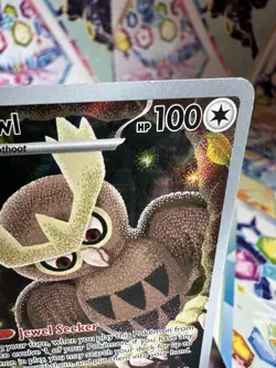 Noctowl 141 Full Art Pokemon TCG Sv: Scarlet & Violet Black Star Promo Card - Image 2