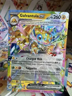 Pokemon TCG - Stellar Crown - Galvantula ex 051/142 Double Rare Card - Image 1