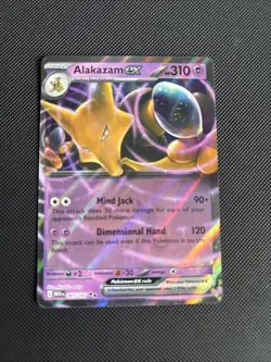 Pokemon TCG Alakazam EX 065/165 S&V 151 Double Rare Card (NM Condition) - Image 1