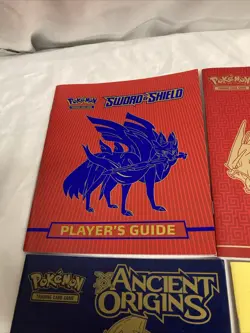 10 POKEMON TRAING CARD GAME ETB PLAYER'S GUIDE EARLY SUN & MOON SWSH BOOKS RARE - Image 2