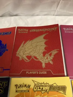 10 POKEMON TRAING CARD GAME ETB PLAYER'S GUIDE EARLY SUN & MOON SWSH BOOKS RARE - Image 3