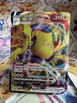 Regieleki VMAX 058/195 Swsh12: Sword & Shield - Silver Tempest Holo Pokemon Card - Image 1
